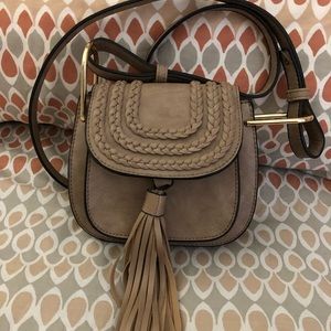 Three bird nest crossbody bag